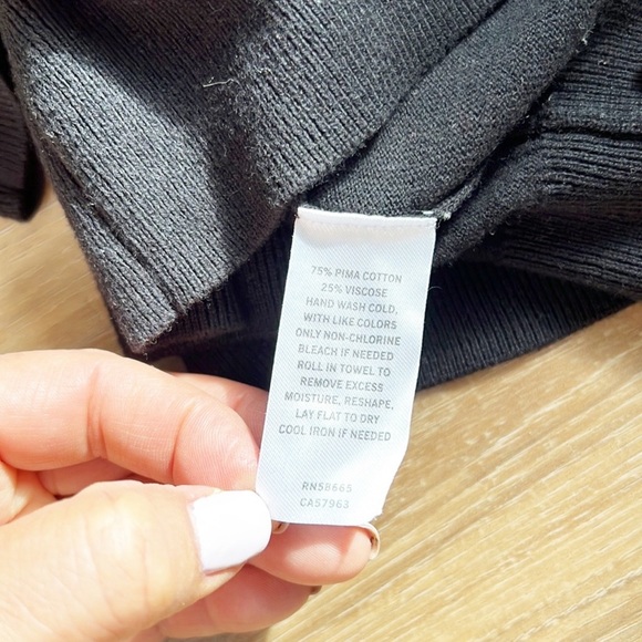 Nordstrom Black cardigan Sweater Size Small - Picture 8 of 16